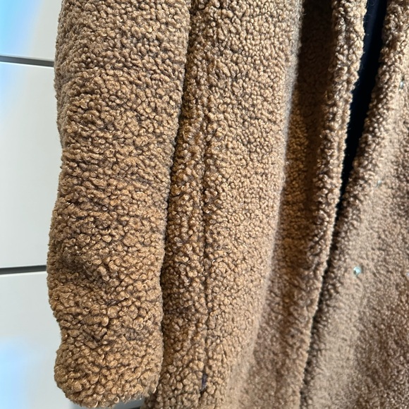 J. Crew Brown Teddy Coat Style AB913 - Picture 6 of 9